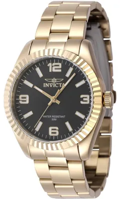 Zdjęcie produktu dla Invicta Specialty 47473 Zegarek Damski - Mechanizm Kwarcowy - Stal Nierdzewna z Czarną Tarcza - 36 mm