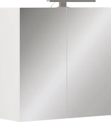 Immagine prodotto di Mobile a specchio per il bagno Vicco Lavio Bianco 60 x 60 cm con illuminazione a LED, Model 55332