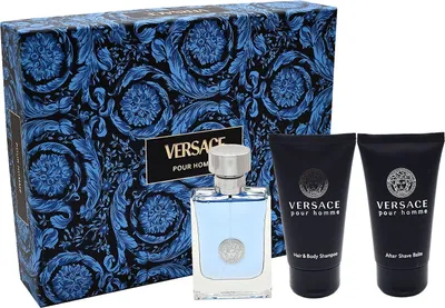 Zdjęcie produktu dla Versace Pour Homme Set Edt 50 Ml + Hair & Body Shampoo 50 Ml + After Shave Balm 50 Ml