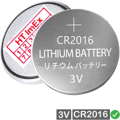 Produktbild von 2016 Knopfzelle Batterie, CR2016 3V - CMOS Battery