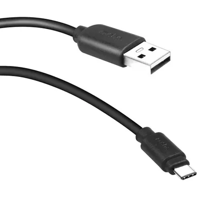 Produktbild von SBS USB zu USB-C Kabel 1,5m schwarz