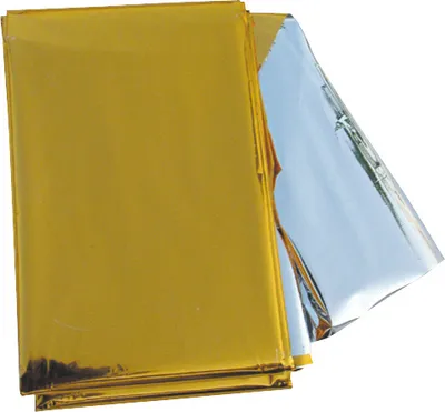 Produktbild von rettungsdecke Safe2Travel 75 Gramm Silber-/Goldfolie