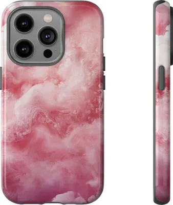 Produktbild von Wolkentraum in Rosa und Weiß – Hülle Kompatibel mit iPhone 14 Pro