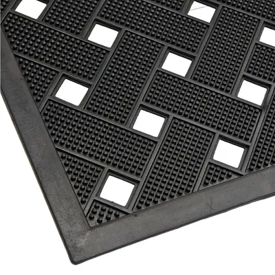Obrázek produktu pro Gumová čisticí venkovní vstupní rohož FLOMA BW38 - 45 x 75 x 1 cm