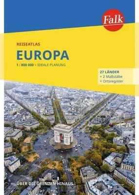 Immagine prodotto di Atlante di viaggio Falk Europa 1:800.000