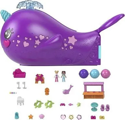 Imagen del producto de Polly Pocket HKV71, Aventura, para niños de 4 años en adelante, color púrpura, plástico