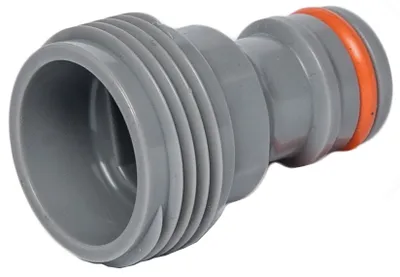 Produktbild von Bradas Gerätestück WHITE LINE 3/4" Außengewinde grau