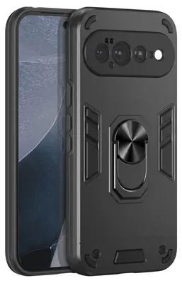 Obrázok produktu pre Puzdro Avizar pre Google Pixel 11 Pro XL, nárazuvzdorné, s krúžkom a krytom objektívu, čierna farba