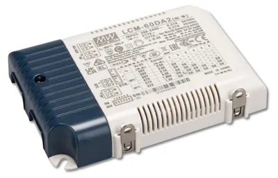 Produktbild von MEANWELL LCM-60DA2, Installationsnetzteil, 60W 0,5A-1,4A CC DALI2