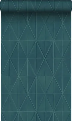 Obrázek produktu pro Origin Wallcoverings Origami vzor tapety tmavě modrá 53 cm x 10,05 m