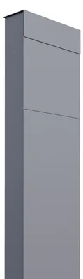 Produktbild von Standbriefkasten The Box in Grau Metallic