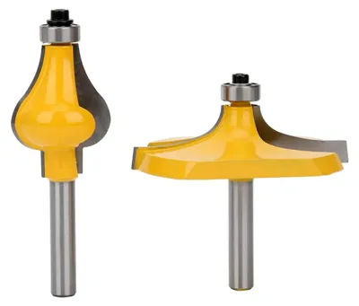 Produktbild von 8mm Handlaufrouter-Bit-Set für die Holzbearbeitung mit YG6-Legierung und Wärmebeschichtung