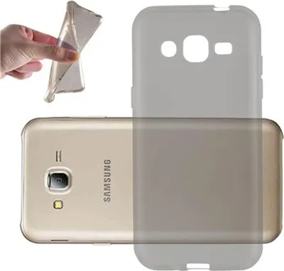 Produktbild von Cadorabo Hülle für Samsung Galaxy J2 2015 Schutz Hülle in Schwarz Schutzhülle TPU Silikon Cover Etui Case