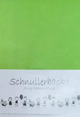 Immagine prodotto di set di 2 lenzuola per bambini in jersey 60/120 x 70/140 cm verde