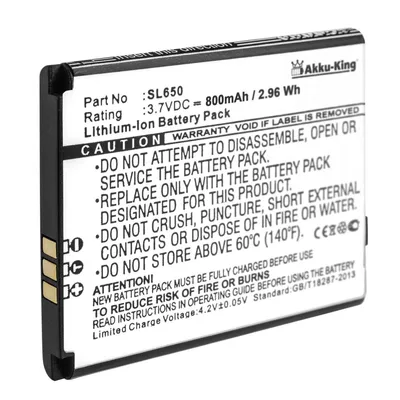 Produktbild von Akku kompatibel mit Bea-fon SL650 - Li-Ion 800mAh - für SL650