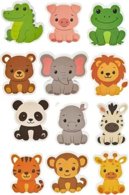 Zdjęcie produktu dla Kruzzel 26600 Pěnová zvířátka do koupele 12 ks