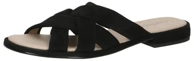 Produktbild von CAPRICE Damen Pantoletten aus Leder Sommer, Schwarz (Black Suede), 40 EU