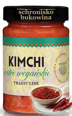 Produktbild von Kimchi HOT Vegan traditionell 300g - Schronisko Bukowina
