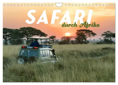 Produktbild von Safari durch Afrika (Wandkalender 2027 DIN A4 quer), CALVENDO Monatskalender