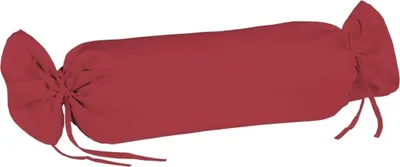 Produktbild von sleepling – Satin Kissenbezug, Nackenrolle, 100% seidig weiche Baumwolle, 15x40 cm, kirsche