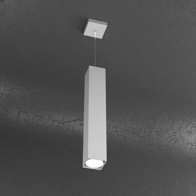 Produktbild von Aufhängung Modern Metall Platte Grau 1 Licht Gx53 50Cm