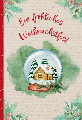 Produktbild von Grußkarte/ fröhliches Weihnachtsfest