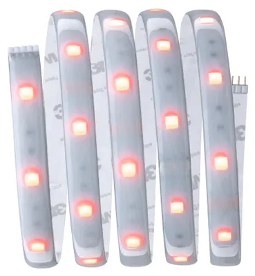 Produktbild von Paulmann MaxLED 250, Universalstreifenleuchte, Ambiente, Drinnen, Silber, IP44, Blau, Grün, Rot, Weiß