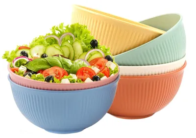 Müslischalen-Set 6er, PP, 710 ml, spülmaschinengeeignet, rund, 15 cm