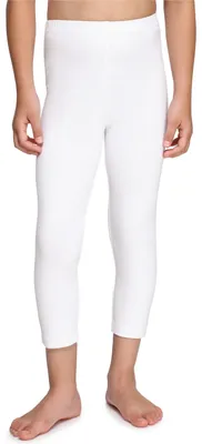 Image de Leggings 3/4 en coton pour fille Merry Style MS10-226 (blanc, 128 cm)