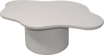 Produktbild von Couchtisch aus Metall – Cremefarben – POLENDRA