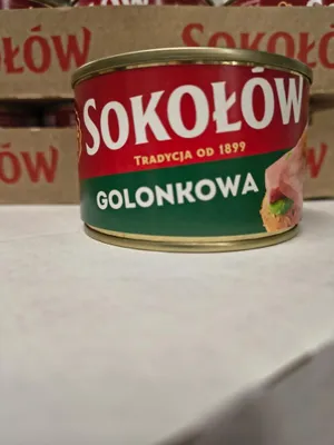 Zdjęcie produktu dla Golonkowa konserwa wieprzowa 160g Sokołów