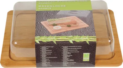 Produktbild von Käsebrett aus Bambus mit Deckel