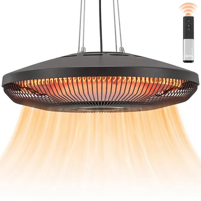 Produktbild von Outsunny Infrarot Heizstrahler Hängend 2000W Carbonfaser Deckenheizstrahler