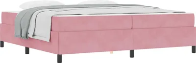 Immagine prodotto di Struttura del letto con materasso Rosa 200 x 200 cm Tessuto