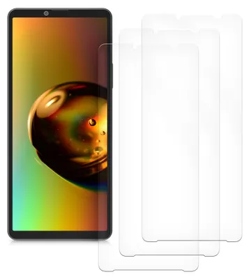 Produktbild von kwmobile 3x Displayschutzfolie kompatibel mit Sony Xperia 10 V Folie - klare Schutzfolien Set in transparent