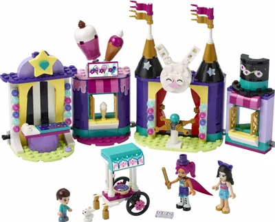 Productafbeelding van LEGO 41687 Friends: Magische kramen op het jaarlijkse festival, pretpark met goocheltrucs