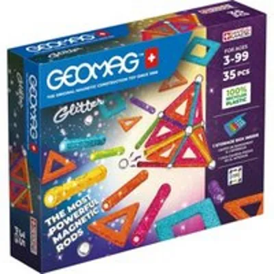 Produktbild von Geomag Glitter Panels Recycled, Neodym-Magnet-Spielzeug, 3 Jahr(e), Kunststoff, Edelstahl, Mehrfarbig