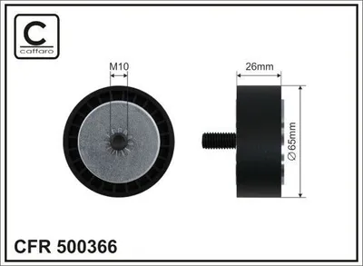 Produktbild von CAFFARO 500366 Umlenkrolle Keilrippenriemen 65mm passend für MERCEDES-BENZ C-Klasse T-modell (S205) C-Klasse Limousine (W205) GLC (X253)