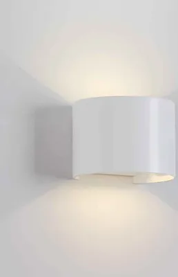 Produktbild von LED Wandleuchte Wandlampe weiß rund 6W 780lm 3000K Warmweiß Indoor/Outdoor