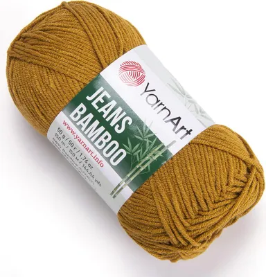 Produktbild von YarnArt Jeans Bamboo Garn 131, 50g, Weich & Antibakteriell, Bambus-Acryl