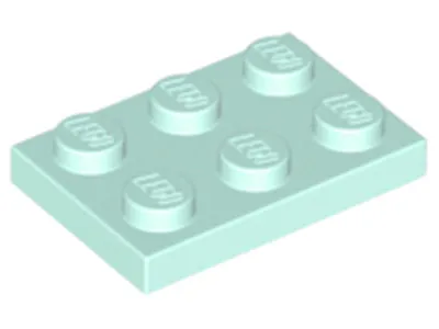 Produktbild von Lego® 2x3 Platten 3021 - 250 Stück Helles Aqua
