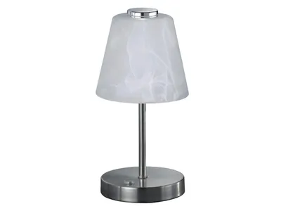 Obrázek produktu pro LED stolní lampa QUEEN kovová 4násobný dotykový stmívač stříbrná matná, R52541907