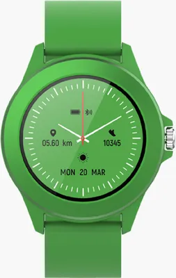 Produktbild von Forever Colorum CW-300 Smartwatch Tracker Wasserdicht IP68 Multi-Sport-Funktion Armband Uhr Bluetooth, Benachrichtigungen aus der App, Musiksteuerung für Android iOS Grün
