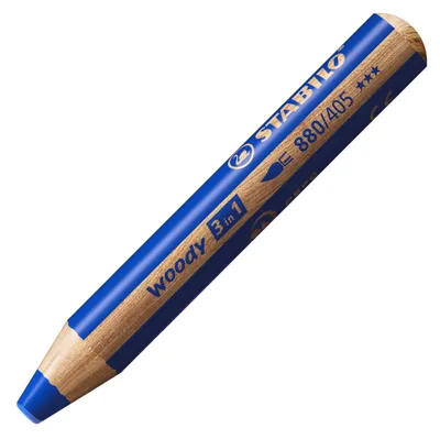 Produktbild von Happy Kidz Farbstift Stabilo Woody Einzelstift Farbe: ultramarine 21404156032-ultramarine