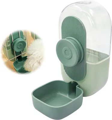 Produktbild von Automatischer Wasserspender für Katzen und Hunde - Hängender Brunnen für Trinken - Automatischer Wasserspender für Hunde und Kätzchen - 0,8 L Fassungsvermögen - Reisewasserspender für kleine und mittelgroße Haustiere - 20 x 15 x 10 cm Größe