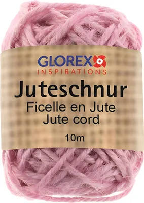Obrázek produktu pro Jutová šňůra růžová 10 m 7610877545783