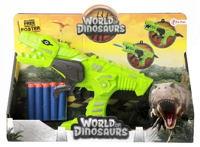 Obrázok produktu pre Svet dinosaurov Strieľačka s penovými šípmi