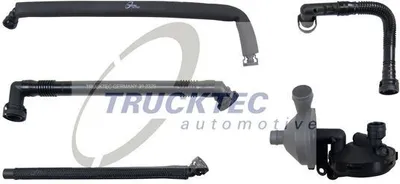Produktbild von TRUCKTEC AUTOMOTIVE Reparatursatz Kurbelgehäuseentlüftung 08.10.180 für BMW 3 Limousine (E46)