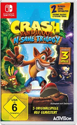 Produktbild von Crash Bandicoot - N.Sane Trilogy (inkl. 2 Bonuslevel) - Nintendo Switch
