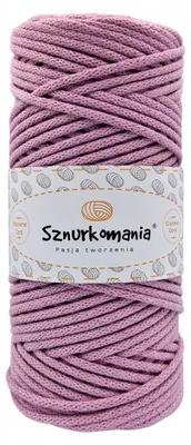 Produktbild von Sznurkomania Baumwollschnur 3mm 100m Makramee staubiges Rosa